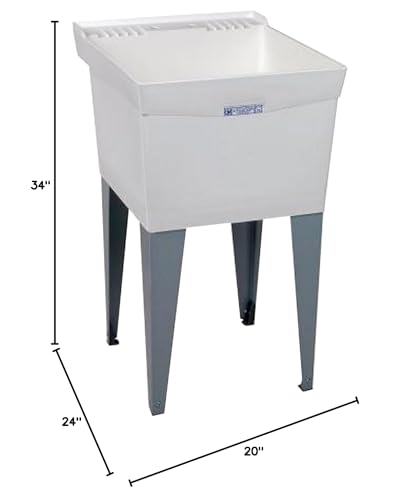 TUB LAUNDRY 20X14-3/8X34 (Pack of 1)