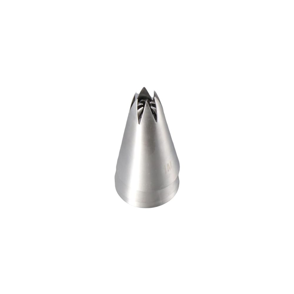 Icing Piping Tip Set Of 3, 1M 2D 2F Cake Cupcake Decorating Tips Stainless Steel Cream Flower Rose Petal Frosting Tip Pastry Noz
