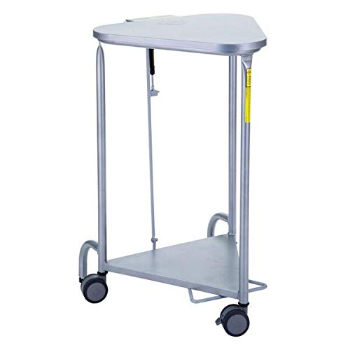 &B Wire 669 Steel Triangular Hamper Stand With Quiet Closure Lid System