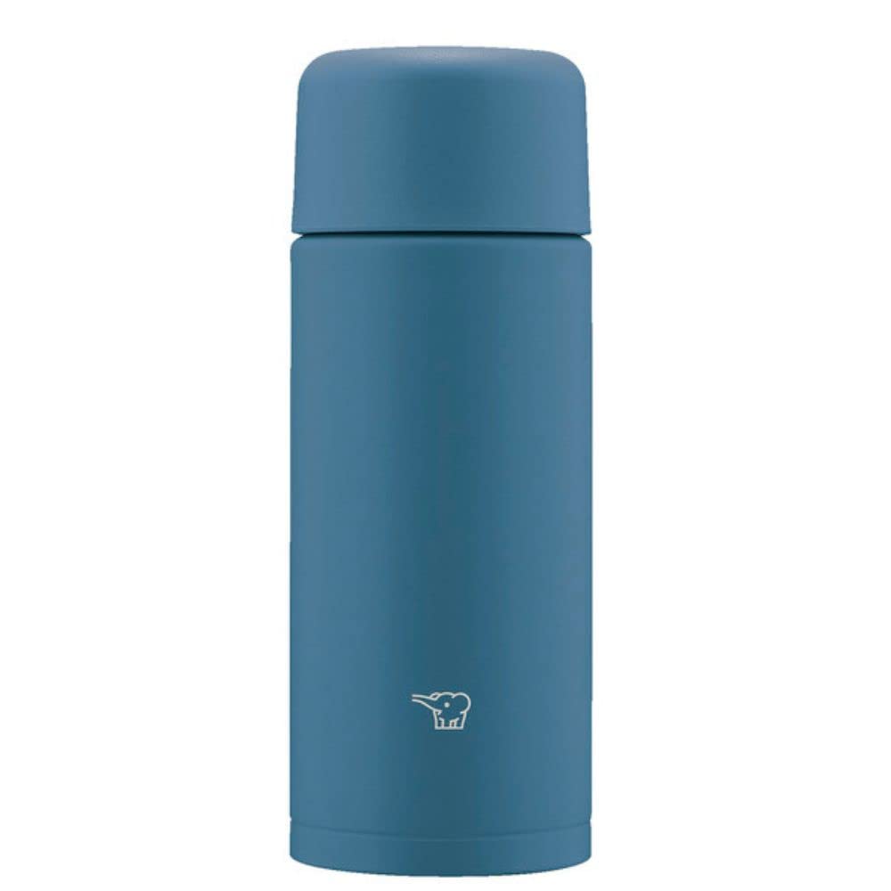 Zojirushi Sm-Ma25-Am Water Bottle, Seamless Stopper, Small Capacity, 8.5 Fl Oz (250 Ml), Screw, Stainless Steel Mug, Midnight Na