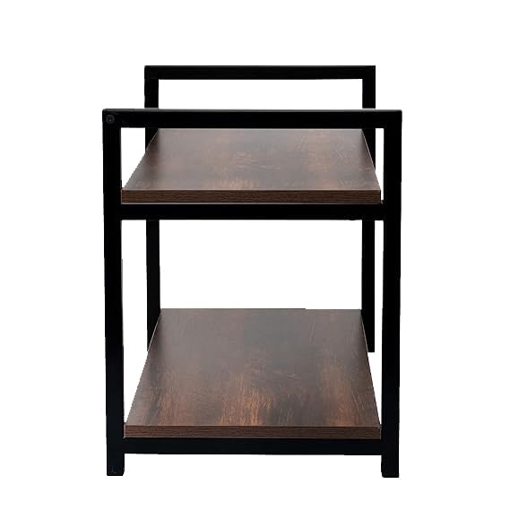 Urban Decor Microwave Kitchen Oven Rack Microwave Shelf Double Layer Home Oven Rack Rice Cooker Rack Salt Shaker Seasoning Stora