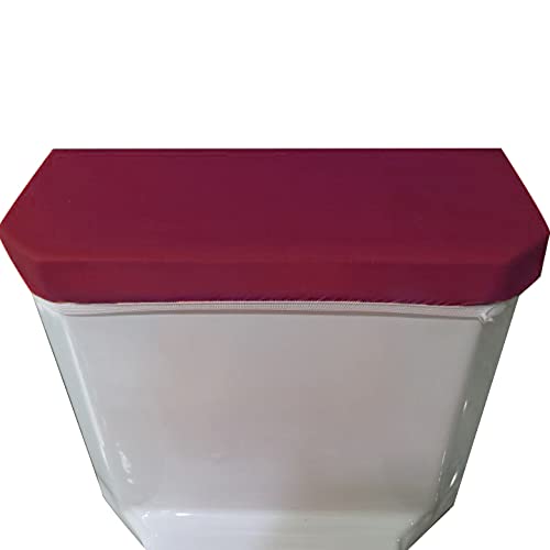 Madeals Velvet Toilet Tank Cover Soft And Absorbent, Comfortable Bathroom Toilet Tank Lid To Fit Different Sizes Of Toilet Tank