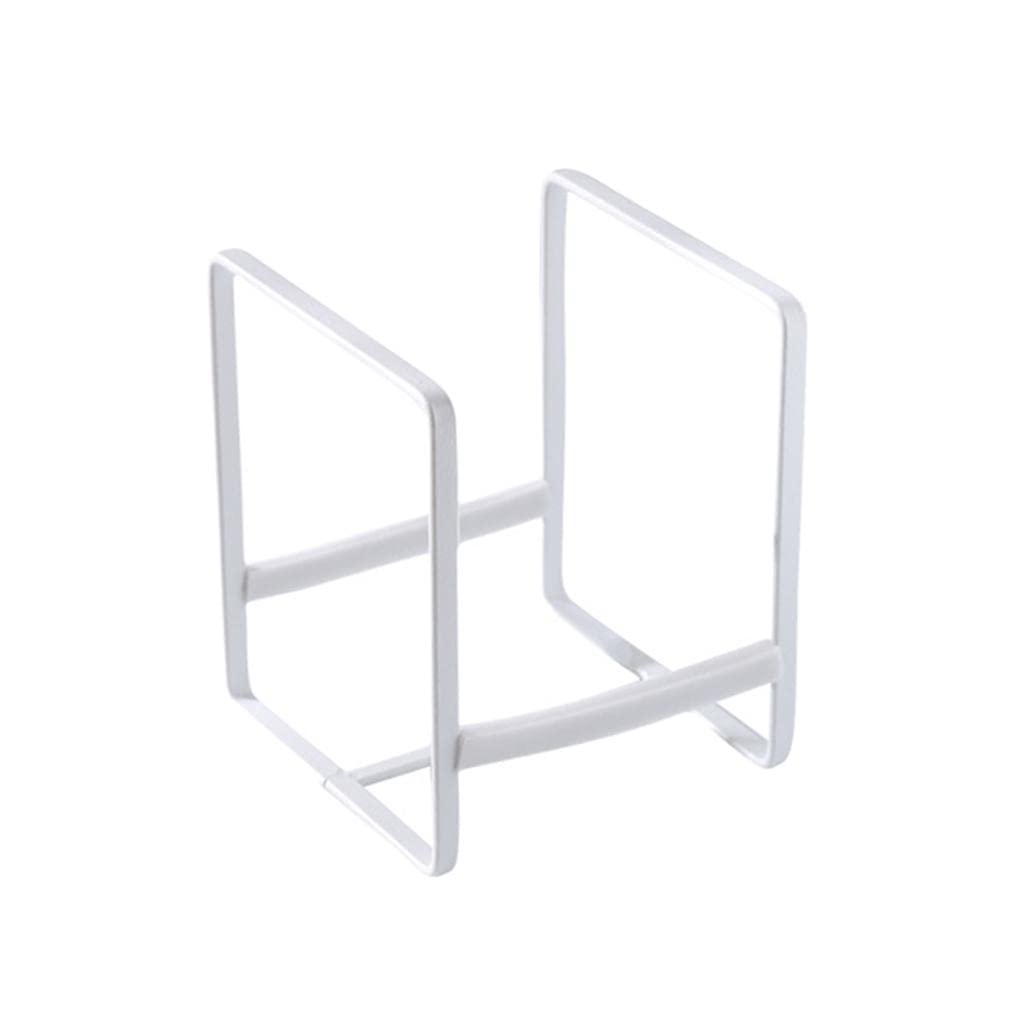 Atorse Dish Drying Rack Dish Storage Organizer Plate Stand Freestanding Space Saver White S