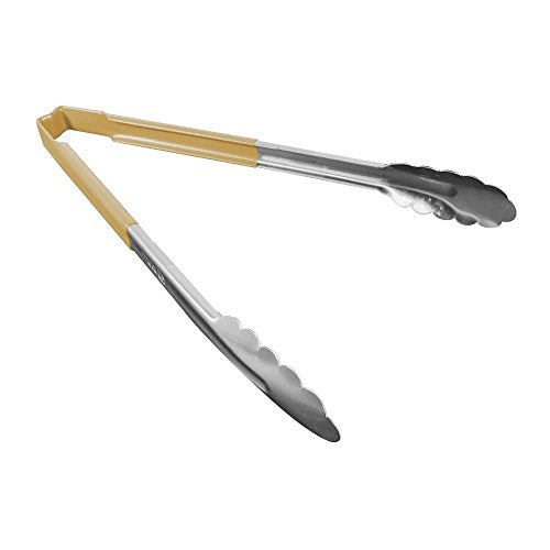 Vollrath 4781260 Kool-Touch Tan Handled 12'' Utility Tong