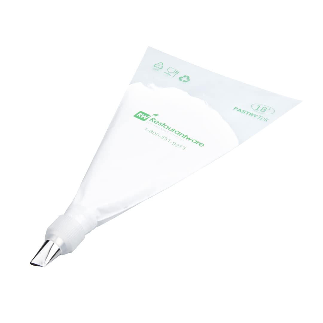 Restaurantware Pastry Tek Petal Tip 1 Reusable Decorating Cake Tip - #125 Dent-Resistant Stainless Steel Rose Frosting Tip Dishw