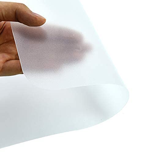 Yoleshy 6 Pcs Plastic Placemats, Heat Resistant Washable Table Mats For Dining, Kitchen (17 ' ' X 11 ' '), Clear