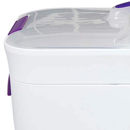 Wilton Decorator Preferred Cake Decorating Tool Caddy - White/Purple, Model 409-3077, Essential for Cake Decorating
