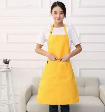 3Nh Pack Of 1 Multiutility Apron (Color: Yellow, Size: Size, Material: Cotton)