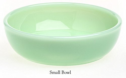 Plain & Simple Pattern - Multi Size Bowls - Jade Jadeite Jadite Green Glass - Mosser Glass - Usa (Small)