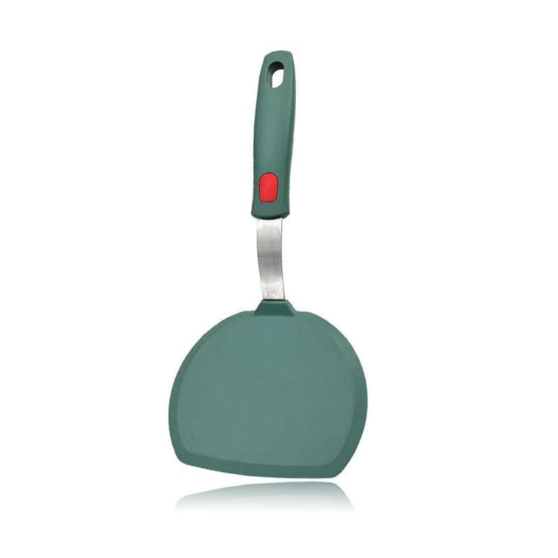 Tenta Kitchen Silicone Turner Spatula Non-Stick Cookware Safe Wide Pancake Spatula For Cooking And Baking- 600F Heat Resistant R