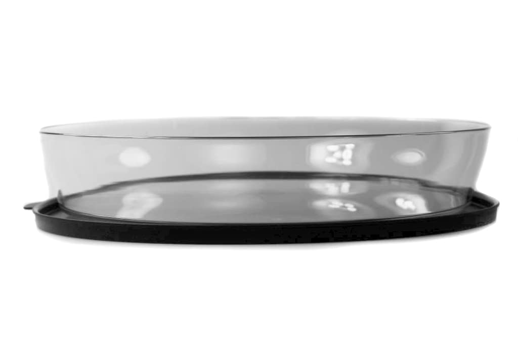 Tupperware Clear Collection Classic Royal Tafelperle Bowl 2.0 L Flat Black