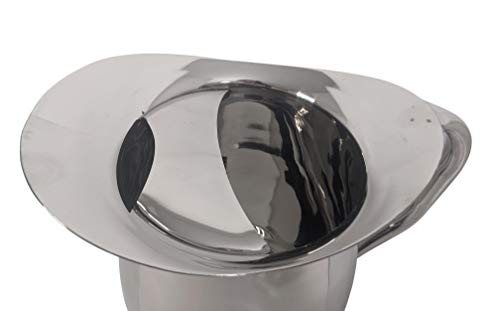 Update International Bp-2G 2 Qt. Stainless Steel Bell Pitcher W/Ice Guard, Silver