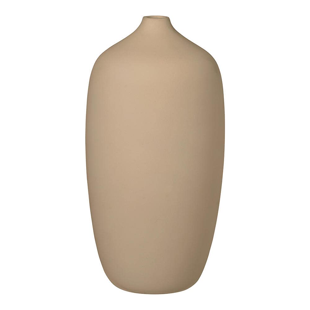blomus CEOLA Vase Ceramic 5 X 10 - Nomad (Khaki)
