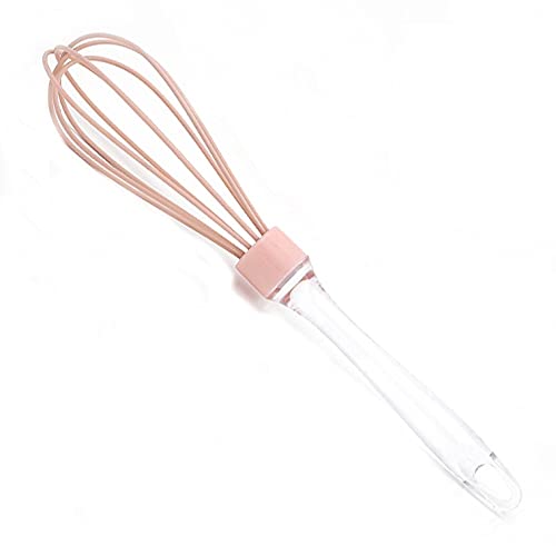 12 Inch Whisk Beater 2In1 Rotating Silicone Whisk With Acrylic Handle, Egg & Cream Beater Hand Mixer Blender, Large