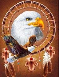 Native American Indian Dream Catcher 3D Poster Wall Art Decor Framed Print | 12X16 Inches | Southwest Kids Lenticular Posters &