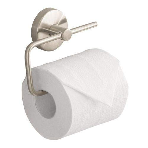 Hansgrohe Toilet Paper Holder Easy Install 6-Inch Modern Coordinating Accessories In Brushed Nickel, 40526820