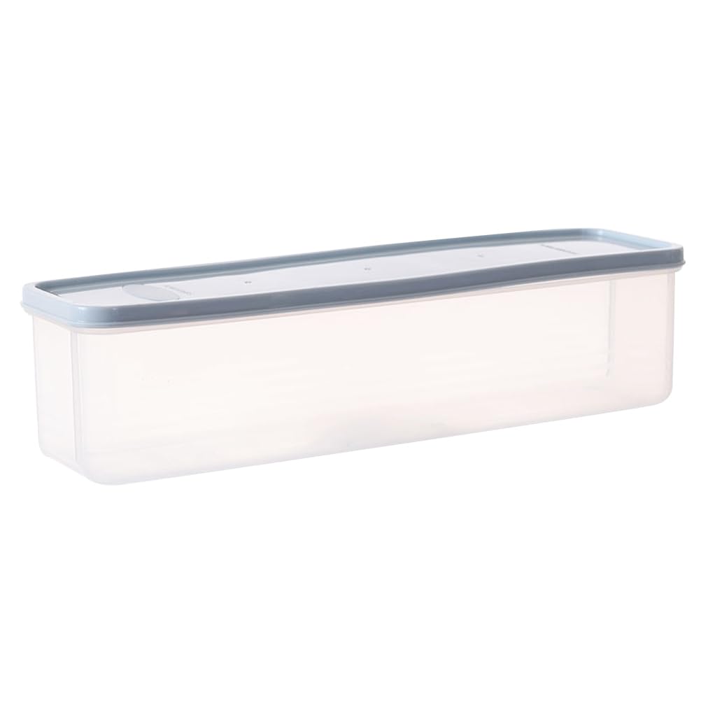 PRETYZOOM Food Storage Noodle Container with Airtight Lid 11.81 Inch Stackable Plastic Kitchen Refrigerator Organizer for Sugar 