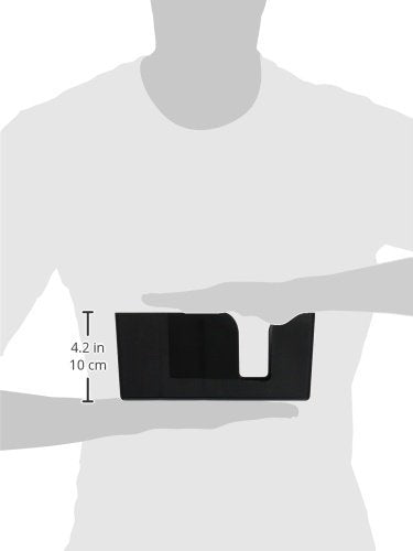 American Metalcraft Bar6 Plastic Bar Organizer With 6 Compartments, 9.5'' L X 5.75'' W, Black