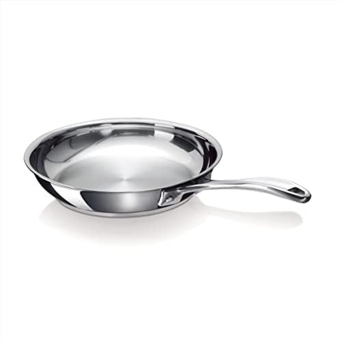 Alva Chef - Stainless Steel Frying Pan Skillet - Versatile Cooking Pan - Induction Cookware, Electric Skillet, Non-Toxic Cookwar