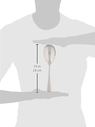 Winco Shangarila 12-Piece Bowl Serving Spoon Set, Large, 18-8 Stainless Steel