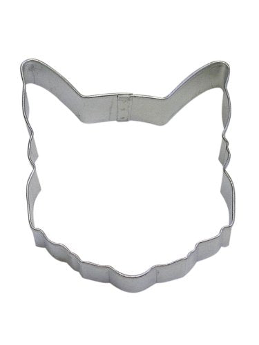 R&M Cat Face 3.5'' Cookie Cutter In Durable, Economical, Tinplated Steel