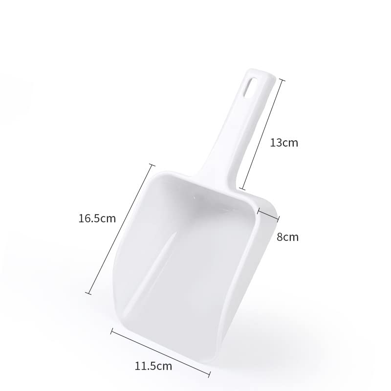 1 Piece Plastic Ice Scoop Plastic Ice Shovel Plastic Hand Scoop Plastic Utility Ice Scoop Coffee Bean Scoop Candy Scooper For Ba