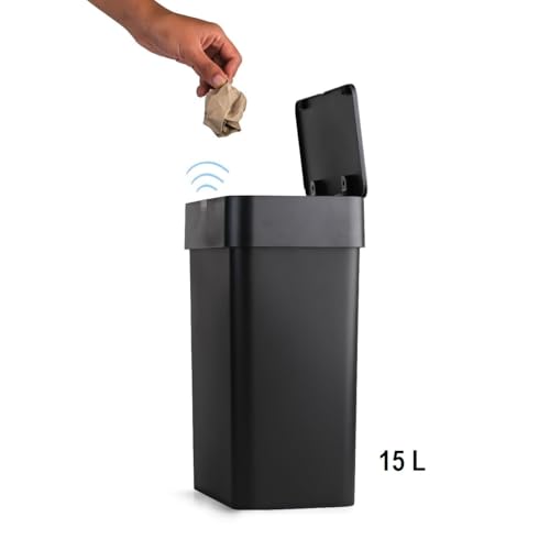 Instacuppa Automatic Touchless Motion Sensor Dustbin  Quick Open, Soft Close Lid, Ipx5 Waterproof, Sleek Design For Kitchens, Ba
