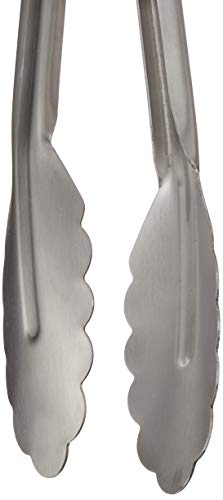 Cuisipro Locking Tongs, 9.5-Inch, Silver