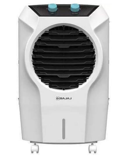 Bajaj Shield Series Glanza 30L Personal Air Cooler | Duratuff Pro Motor & Duramarine Pro Pump With 3 Year Warranty | High Air De