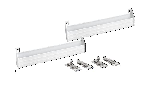 Rev-A-Shelf Polymer Slim Tip Out Tray For Sink Base Cabinets, White