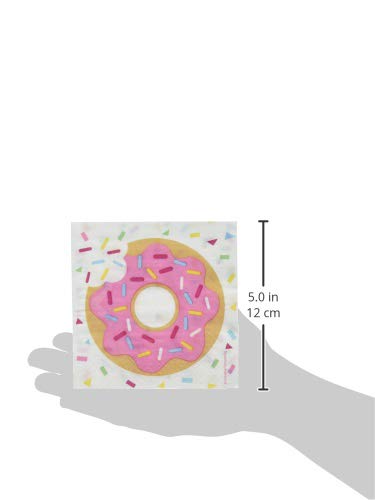 Creative Converting Donut Beverage Napkin, 6.5'' X 6.5'', Multicolor