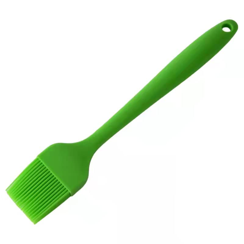 Mobfest Food Grade Silicone Basting Pastry Brush Heat Resistant Bbq Grill Barbecue Kitchen Baking Oil Brush For Cooking, 10.5 In