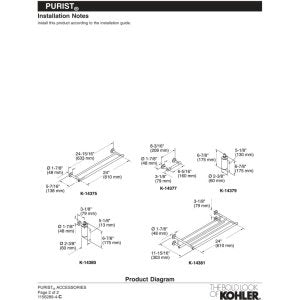 Kohler K-14377-Bn Purist Pivoting Toilet Tissue Holder, Vibrant Brushed Nickel