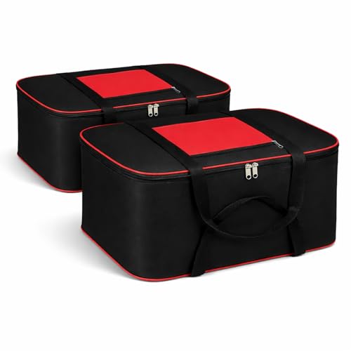 Daluci 2 Pack Underbed Storage Bags For Clothes, Blankets & Sarees, Large Moisture Proof Storage Organizer With Zip, Non Woven W
