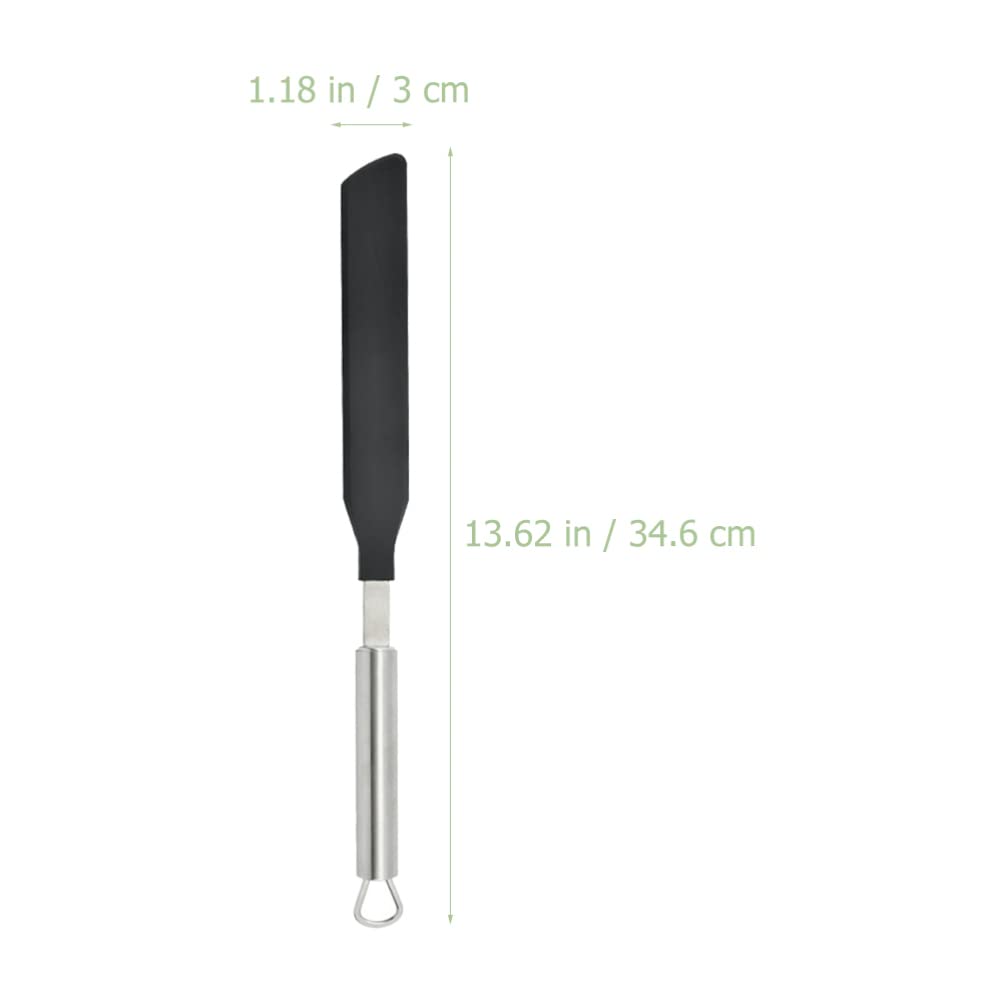 Doitool Crepe Spreader And Spatula Set, 2Pcs Stainless Steel Crepe Spreader Tool T Shape Crepe Maker Spreading Tool For Bakery