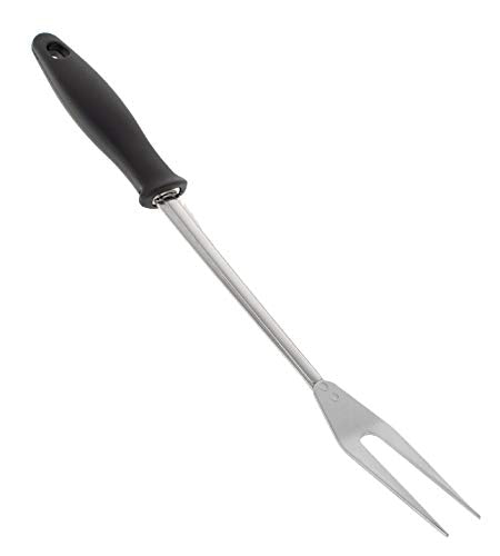Ofxdd Large Stainless Steel Meat Turning Fork Cooking For Grilling - Long Handled Carving Forks For Bbq