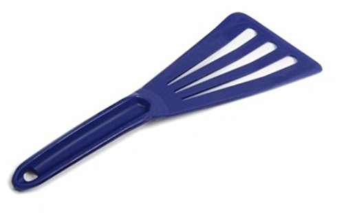 Norpro 12'' My Favorite Heat Resistant Nylon Beveled Slotted Spatula Turner (1, Blue)