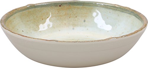 Carlisle FoodService Products Gathering Reusable Plastic Bowl Salad Bowl for Home and Restaurant  Melamine  35.5 Ounces  Adobe