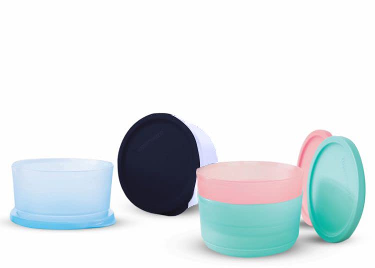 Tupperware. Fridge Container Roundstax 530Ml (Set Of 4)