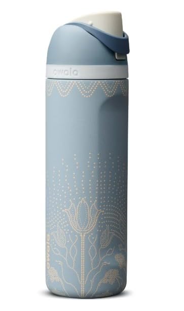 Owala 24fl oz Stainless Steel Special Edition FreeSip Water Bottle  Studded Garden