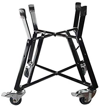 Dracarys Rolling Cart For Big Green Egg Accessories Rolling Nest With Heavy Duty Locking Caster Wheels Powder Coated Steel Rolli