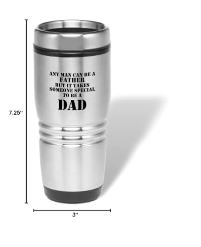 Plustactical Expression Stainless Steel Tumbler (Any Man Can Be A Father But It Takes Someone Special To Be A Dad)