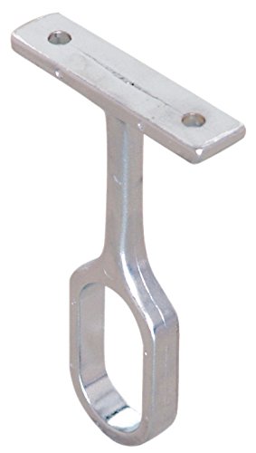 Closet Rod Kit - Oval Rod, 92 Inch (2337Mm) Long With 6 End Caps And Center Support. (Chrome)