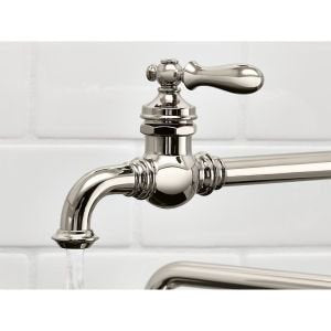 Kohler 99270-Vs Artifacts Wall-Mount Pot Filler, Pot Filler Faucet, Kitchen Sink Pot Filler Faucets, Vibrant Stainless