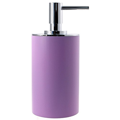 Gedy Yu80-79 Yucca Soap Dispenser, 1.5'' L X 3.32'' W, Ruby, Lilac