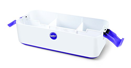 Wilton Decorator Preferred Cake Decorating Tool Caddy - White/Purple, Model 409-3077, Essential for Cake Decorating