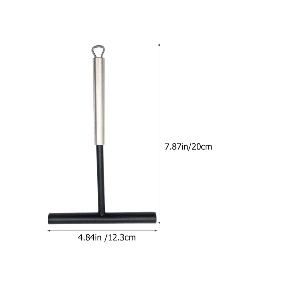 Hemoton 2Pcs Crepe Spreader Nylon Pancake Batter Spreader Stainless Steel Dough Spreader Crepe Pan Maker Pancake Cooking Utensil