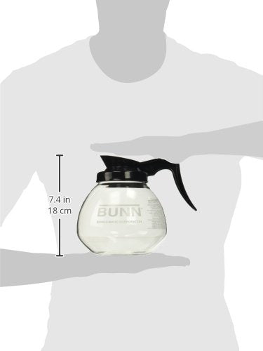 BUNN 12-Cup Glass Coffee Decanter  Black