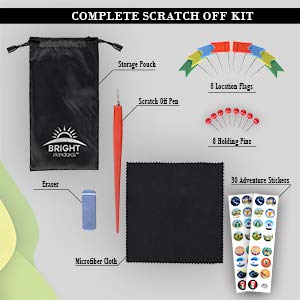 Scratch Off Map Of United States + All 63 Us National Parks Scratch Off Poster, 85 Usa Landmarks, Travel Map Kit, 50 State Photo