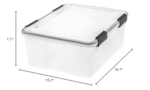 WATER TIGHT BOX 30.6QT (Pack of 6)
